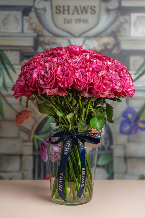 Country Queen Rose Dome floral arrangement by Shaws of Covent Garden - view 3