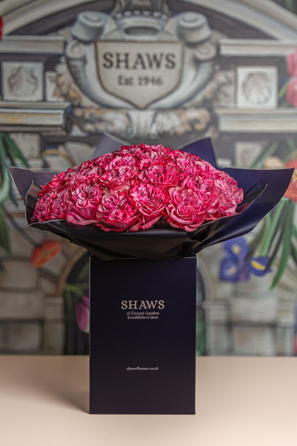 Country Queen Rose Dome floral arrangement by Shaws of Covent Garden - view 4