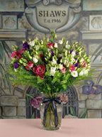 Superior Lisianthus Bouquet floral arrangement by Shaws of Covent Garden - view 3