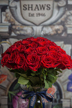 Classic Red Rose Dome floral arrangement by Shaws of Covent Garden - view 2
