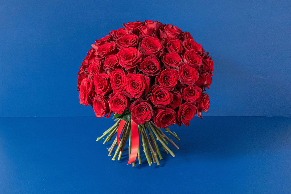Classic Red Rose Dome floral arrangement by Shaws of Covent Garden - view 5