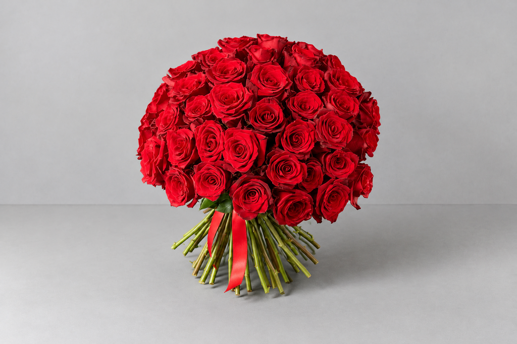 Classic Red Rose Dome floral arrangement by Shaws of Covent Garden - view 9