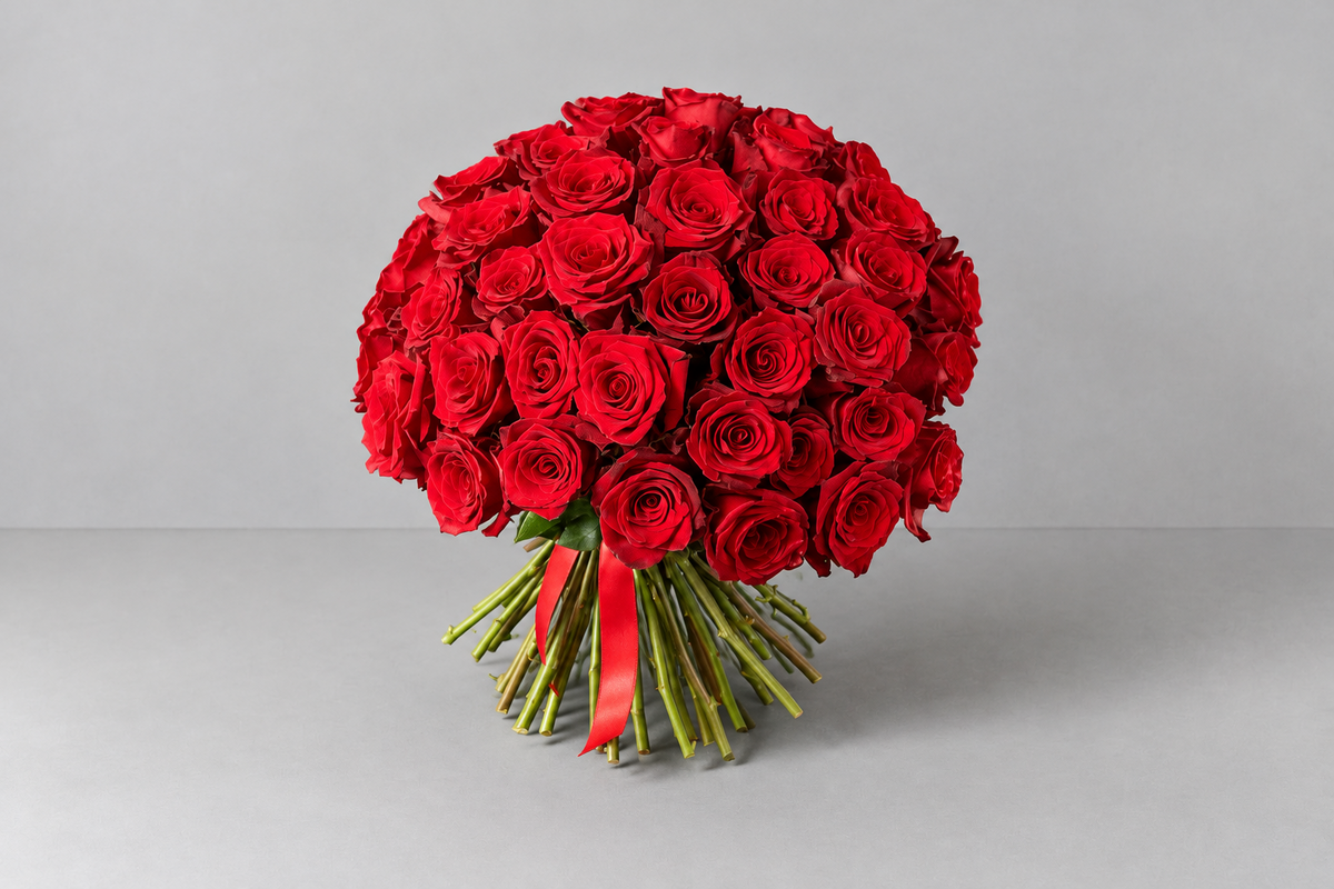 Classic Red Rose Dome floral arrangement by Shaws of Covent Garden - view 9