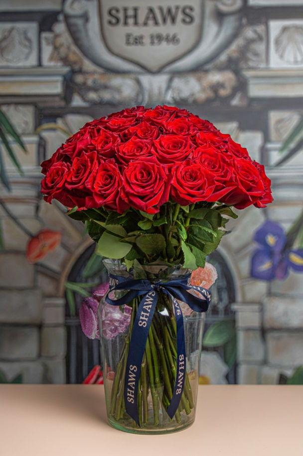 Classic Red Rose Dome floral arrangement by Shaws of Covent Garden - view 3