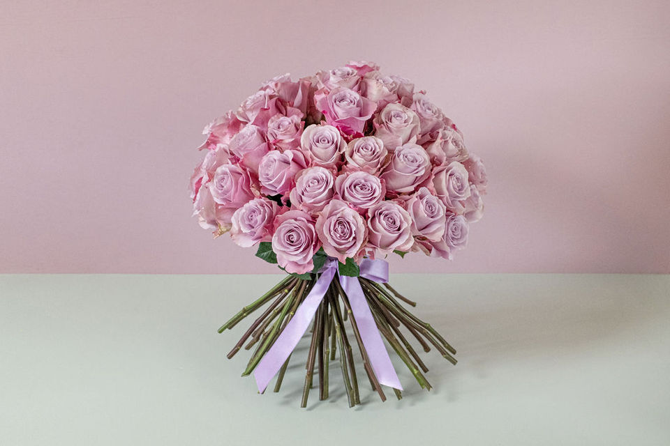 Classic White Rose Dome Rose floral arrangement by Shaws of Covent Garden - view 12