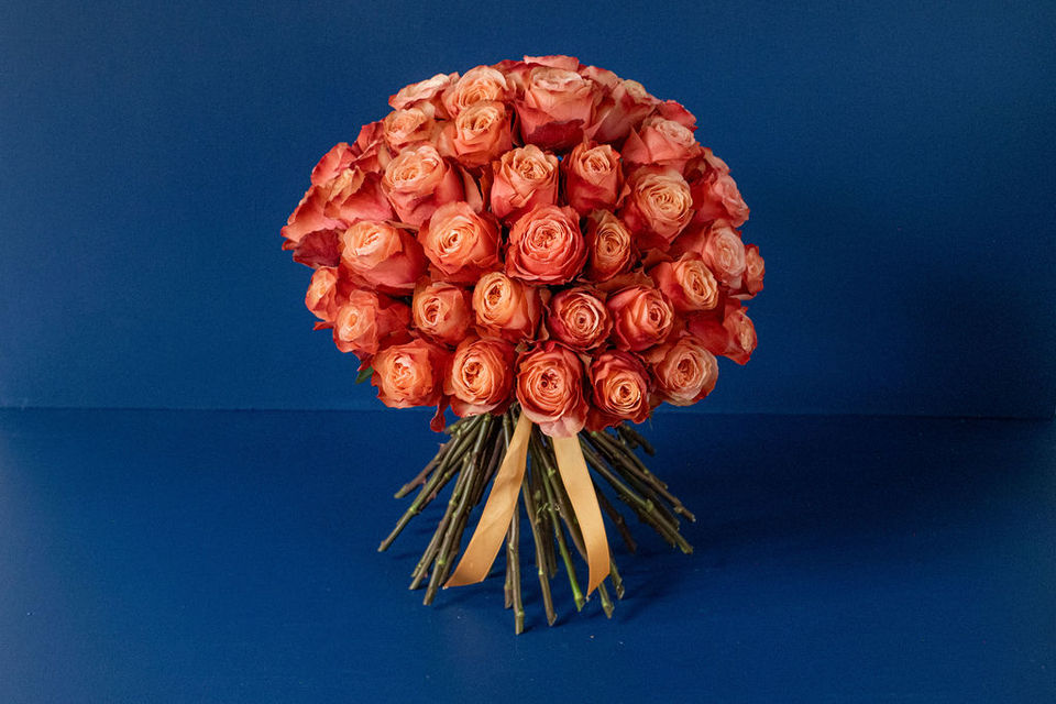 Classic White Rose Dome Rose floral arrangement by Shaws of Covent Garden - view 14