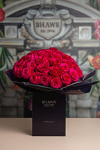 Hot Spot Rose Dome floral arrangement by Shaws of Covent Garden - view 4