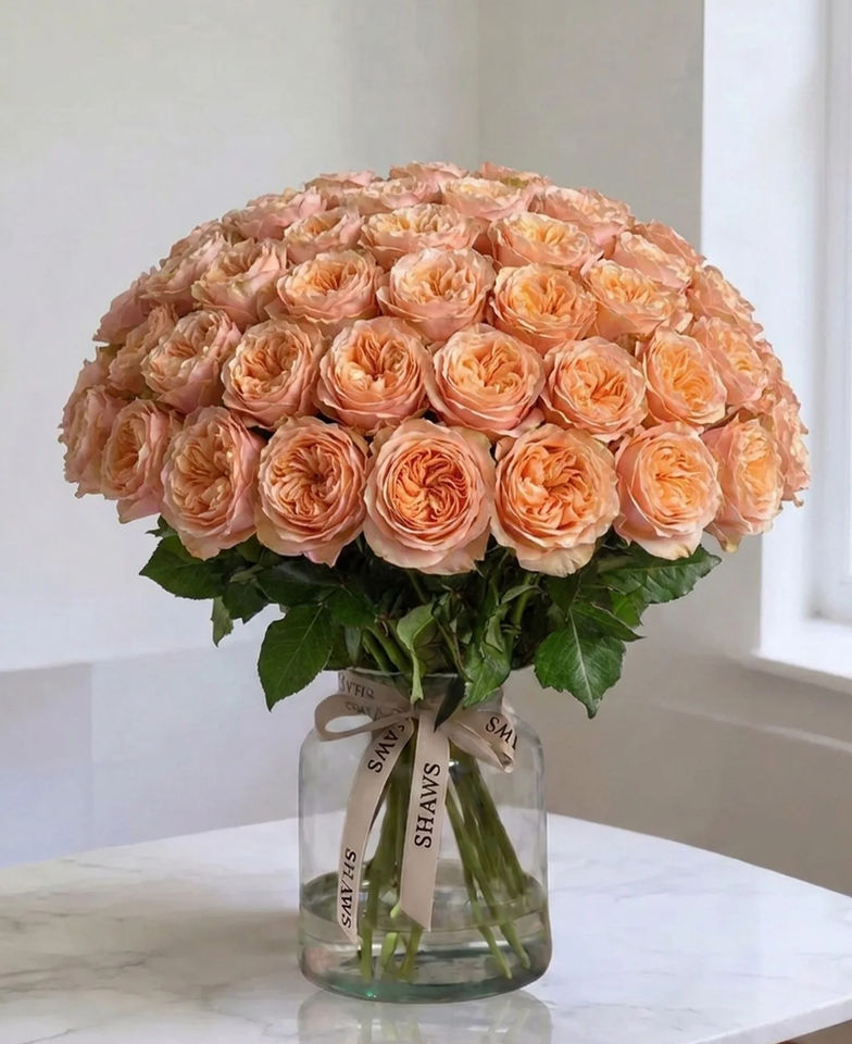 Princess Crown Rose Dome floral arrangement by Shaws of Covent Garden