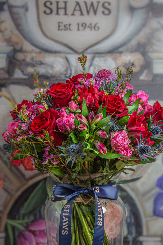 Red Rose Beauty floral arrangement by Shaws of Covent Garden - view 3