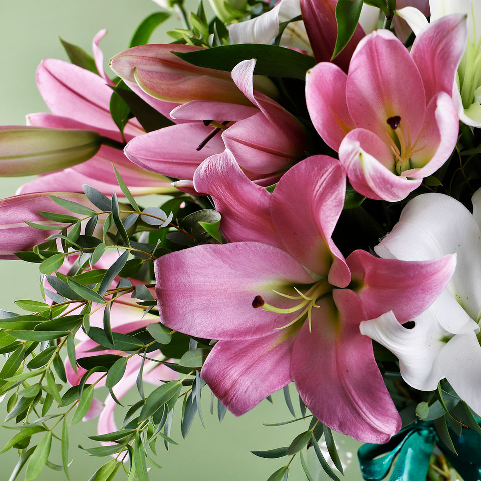 Superior Lily Bouquet floral arrangement by Shaws of Covent Garden - view 3
