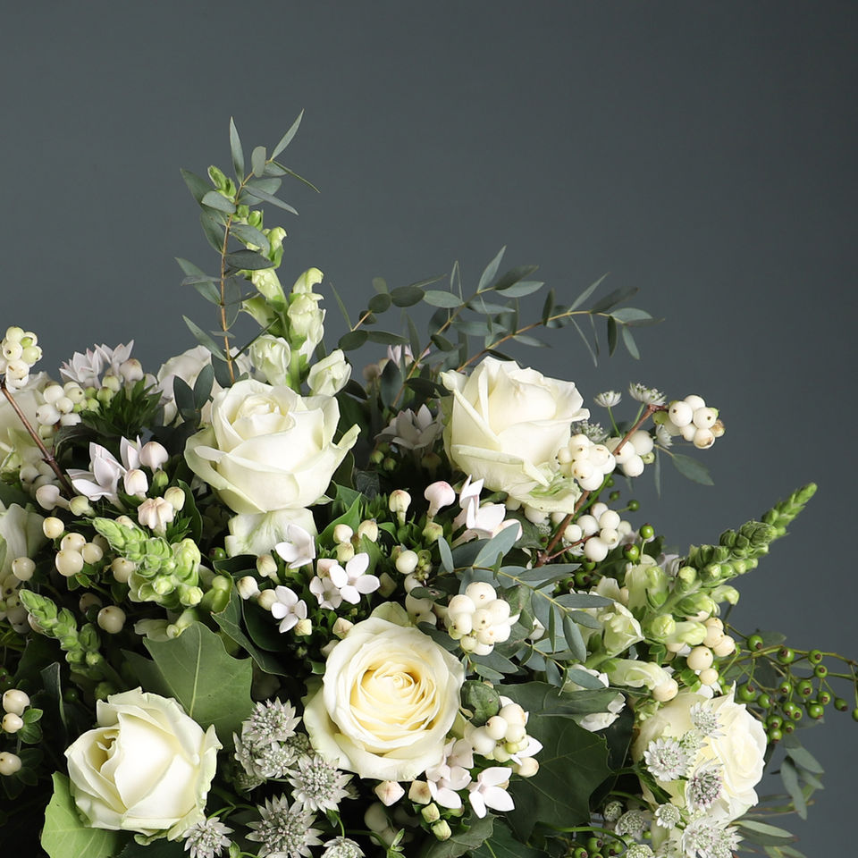 White Dazzle floral arrangement by Shaws of Covent Garden - view 2