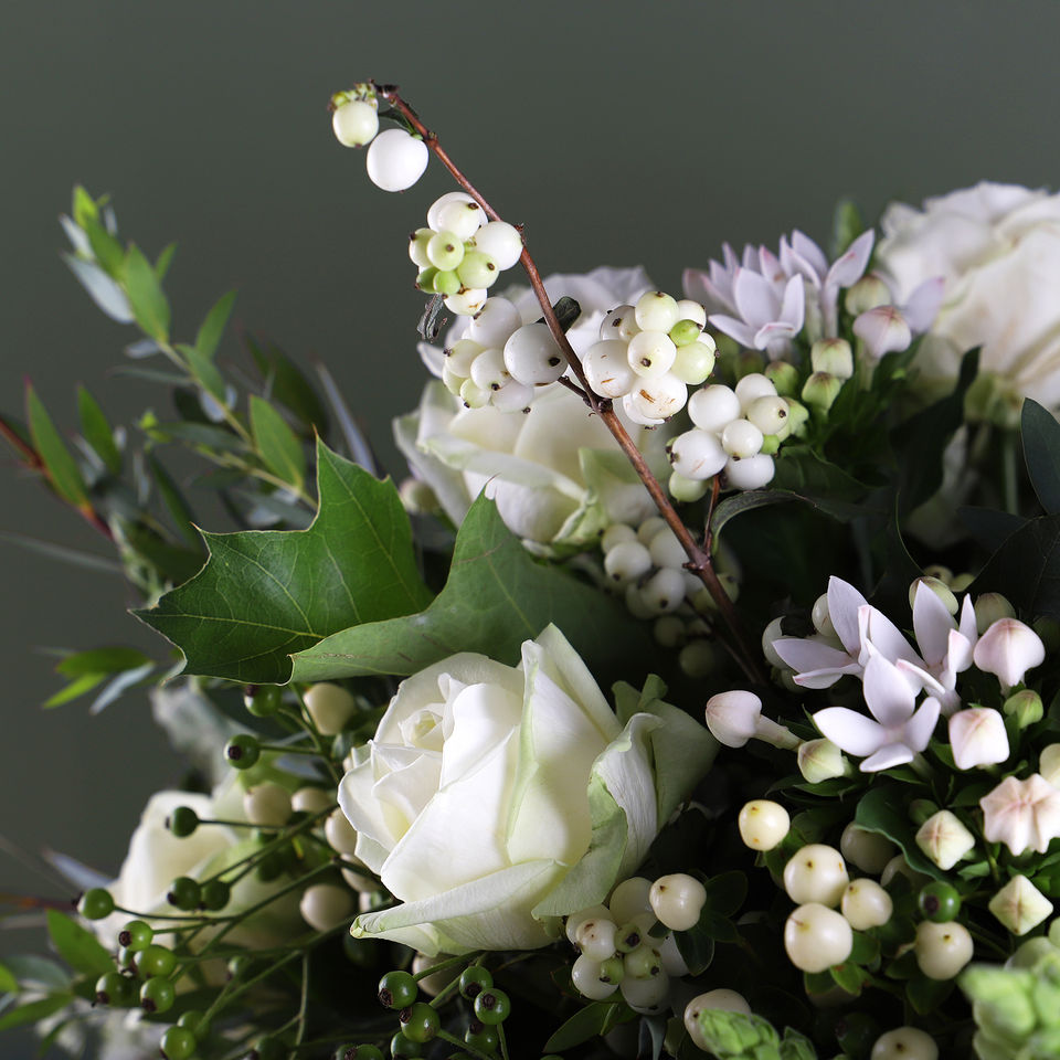 White Dazzle floral arrangement by Shaws of Covent Garden - view 3