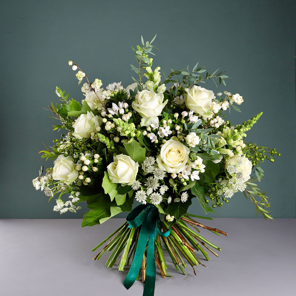 White Dazzle floral arrangement by Shaws of Covent Garden - view 4
